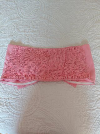 Top rosa XL con lazo