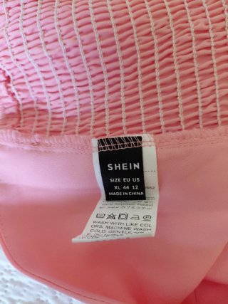 Top rosa XL con lazo