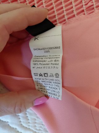 Top rosa XL con lazo