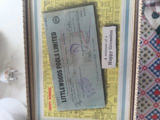 Cheque Littlewoods Pools Limited Vintage 1963
