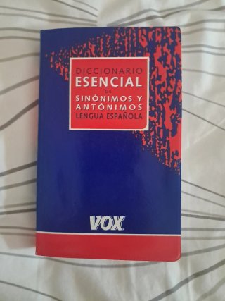 Diccionario sinónimos y antónimos vox