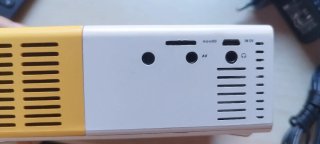 Proyector Portátil Artlii Blanco y Amarillo