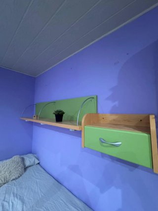 Muebles habitación juvenil litera y escritorio