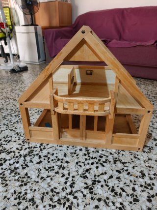 Casita de madera para niños