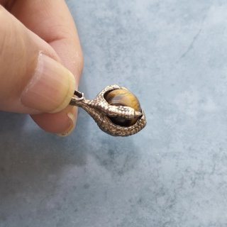 Colgante Garra con Piedra Ojo de Tigre