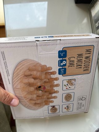 Juego de memoria de madera para niños