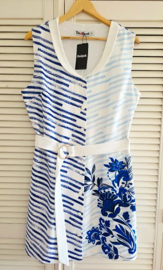 Precioso Vestido Verano Desigual