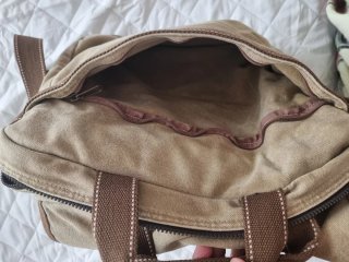 Bolso bandolera Coronel Tapiocca beige y marrón