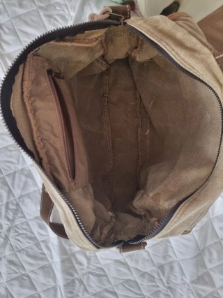 Bolso bandolera Coronel Tapiocca beige y marrón