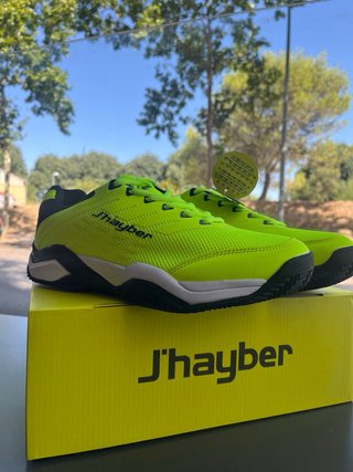 Zapatillas Jhayber Padel Amarillo Pistacho
