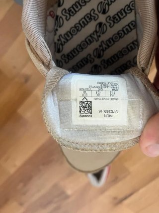 Saucony Sneakers Uomo Beige e Rosse