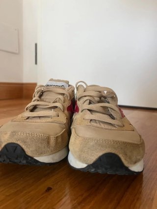 Saucony Sneakers Uomo Beige e Rosse