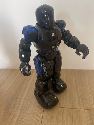 Robot Juguete Negro y Azul