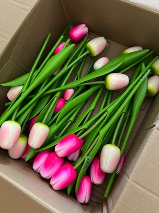 Tulipanes de madera “Keukenhof” 33cm