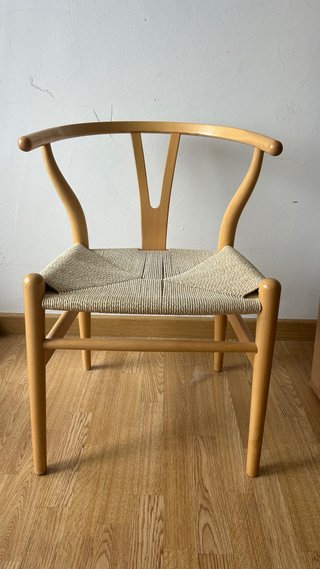 Silla Wishbone Madera Estilo Nórdico