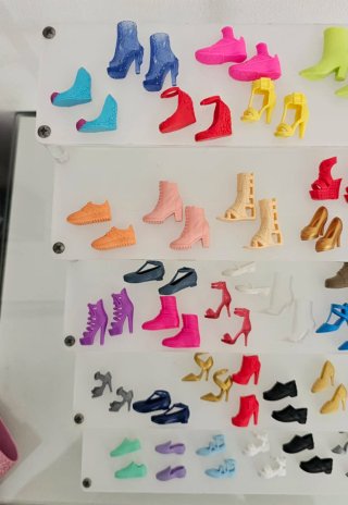 40 Pares Zapatos Barbie Muñeca
