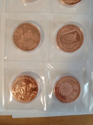 Colección Onzas Cobre Puro 999