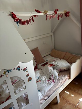 Cama casita 90 cm