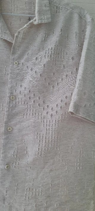 Camisa Zara manga corta blanca Talla L