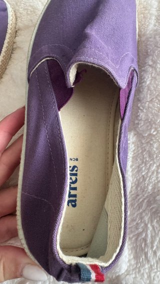 Alpargatas Arrels Bcn Moradas unisex  Talla 40