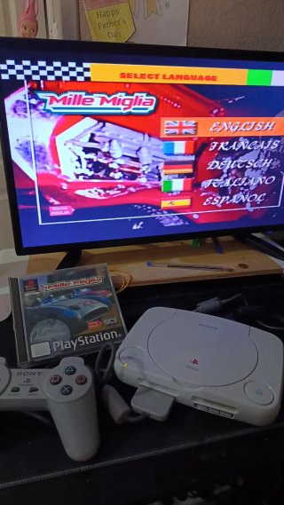 PlayStation PS one Blanca + Juego Mille Miglia