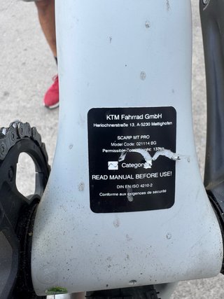 Bicicleta KTM Scarp MT Pro Carbono