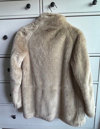 Abrigo pelo beige EseOese Talla S