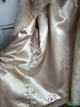 Abrigo pelo beige EseOese Talla S