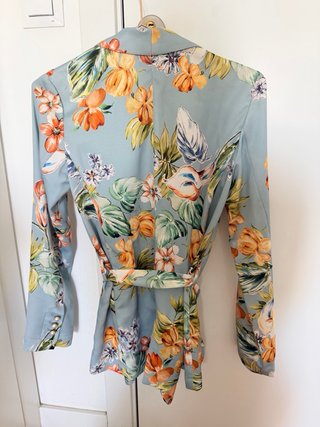 Chaqueta Zara Estampada Kimono XS