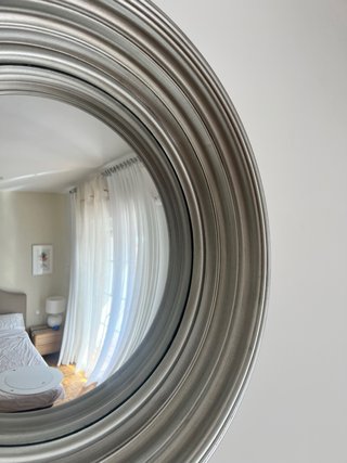 Espejo Zara Home Cóncavo Plata