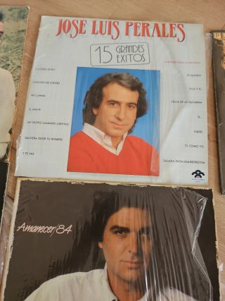 Vinilos Julio Iglesias y José Luis Perales