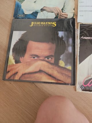 Vinilos Julio Iglesias y José Luis Perales