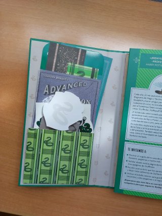 Libro Mágico Slytherin Harry Potter