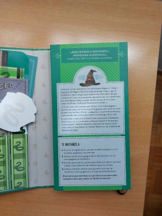 Libro Mágico Slytherin Harry Potter
