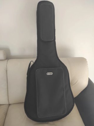 Guitarra Acústica Squier Negra + Funda