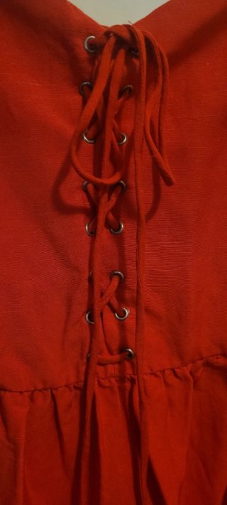 Vestido largo rojo Mango NUEVO