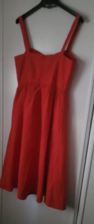 Vestido largo rojo Mango NUEVO