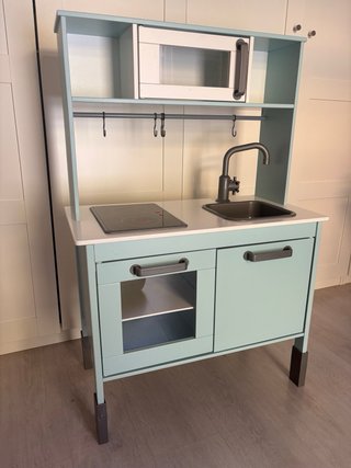 Cocina Juguete Ikea Madera Verde Agua