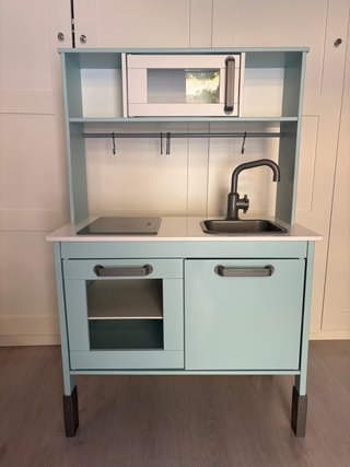 Cocina Juguete Ikea Madera Verde Agua