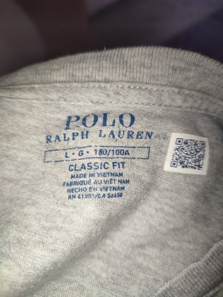 Polo Ralph Lauren Camiseta Gris Talla L