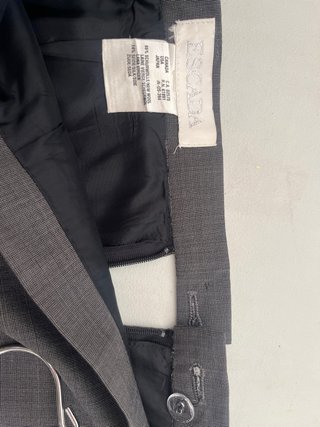 Traje de chaqueta y falda gris Talla 44