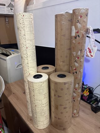 Rollos de papel de regalo