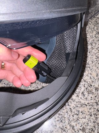 Casco de moto negro