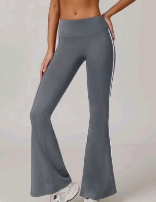 Pantalón legging deportivo acampanado xs/S (Gris)