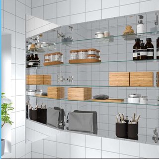 IKEA GODMORGON espejo 95x80x14 cm