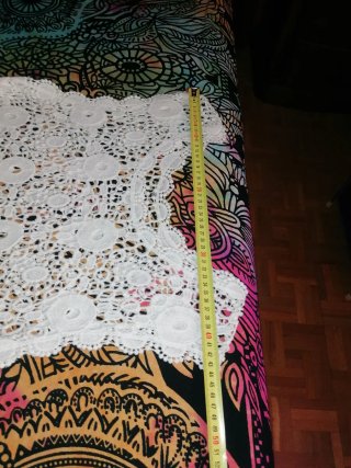 Vestido crochet blanco playa talla única