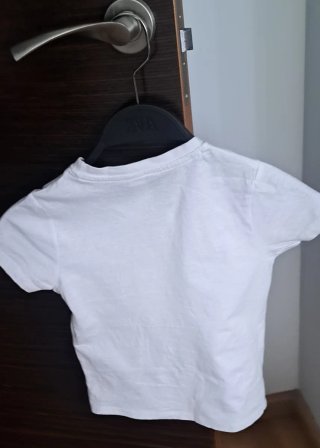 Camiseta blanca  Tortuga T:3-4 años