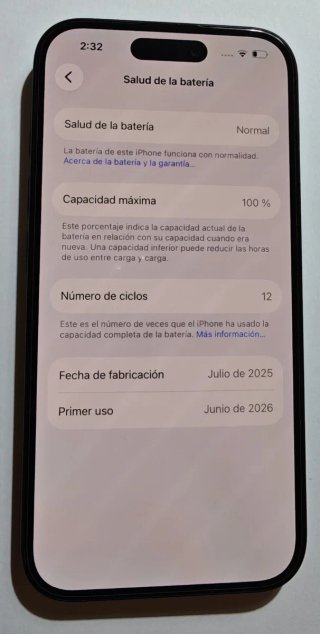 iPhone 16 Negro 128 GB MYE73QL/A