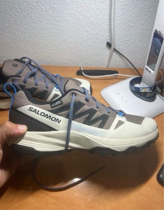 Zapatillas Salomon Senderismo Marrón/Blanco