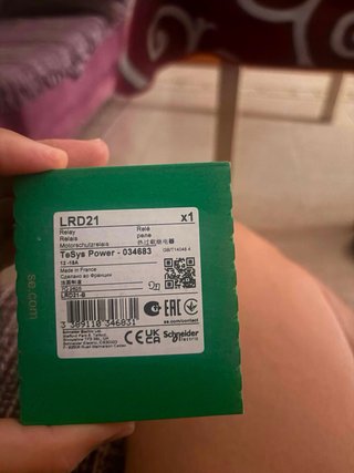 Rele Termico LRD21 Schneider Electric